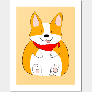 Little Corgi Posters and Art